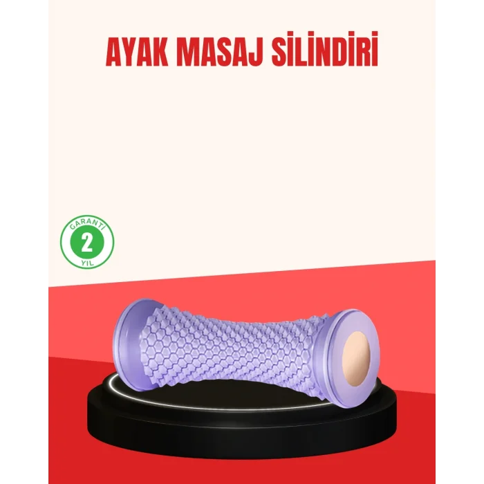 BUĞZ Ayak Masaj Silindiri Derin Doku Masajı Kirpi Topu Akupunktur Etkili