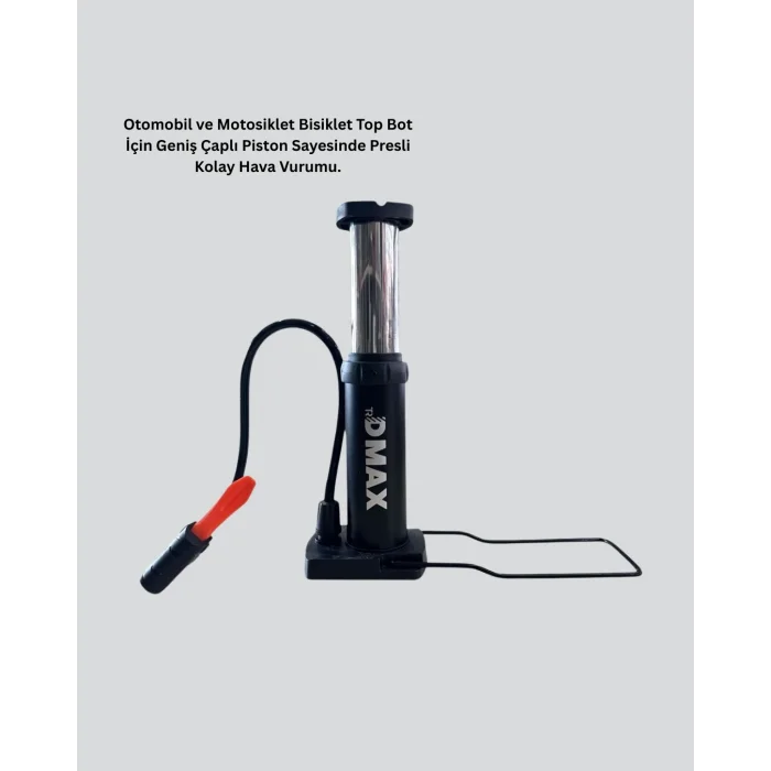 BUĞZ Ayakla Kullanılan Hava Pompası Araç ve Bisiklet İçin Uygun