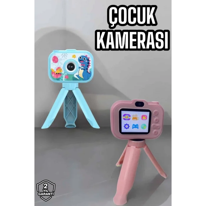  Ayaklı Mini Fotoğraf Makinesi Çocuk Için Eğitici Video Kamera