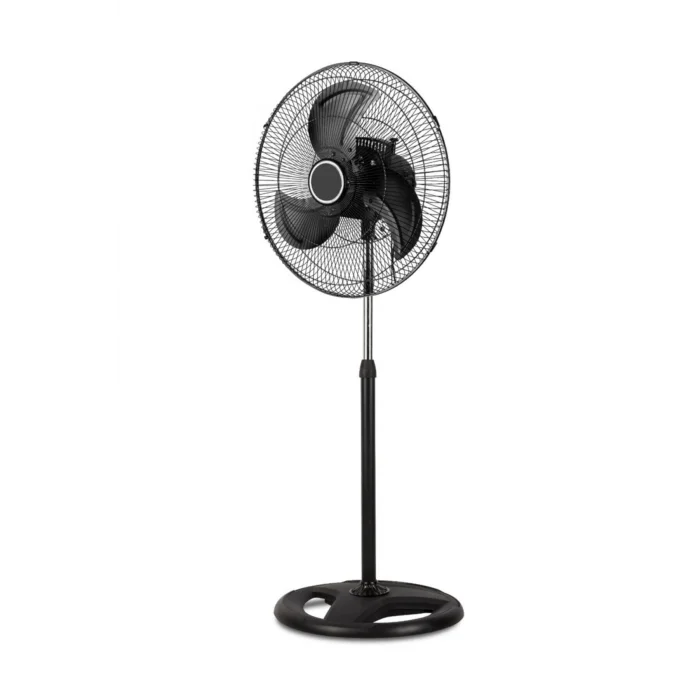 BUĞZ Ayaklı sanayi tipi 18 inç metal pervaneli vantilatör siyah 80 watt 2 yıl garantili