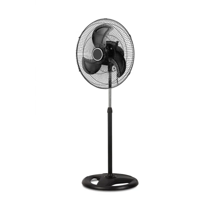 BUĞZ Ayaklı siyah metal kanatlı 80 watt 18 inç 3 kademeli vantilatör 3 yıl garantili - Elektronik