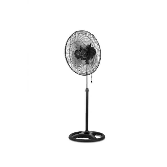 BUĞZ Ayaklı siyah metal kanatlı 80 watt 18 inç 3 kademeli vantilatör 3 yıl garantili - Elektronik