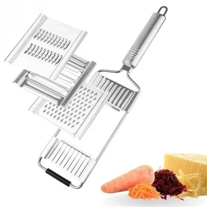  Ayarlanabilir 3 Farklı Başlıklı Tutmalı Sebze Dilimleyici Peynir Rendeleyici Aparat