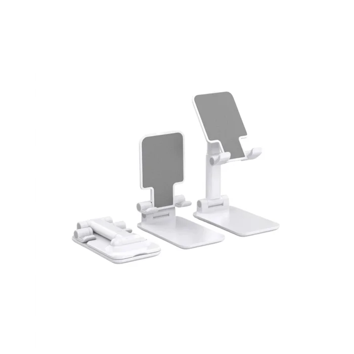 BUĞZ Ayarlanabilir Ergonomik Katlanabilir Masaüstü Telefon Tutucu Beyaz - BUĞZ
