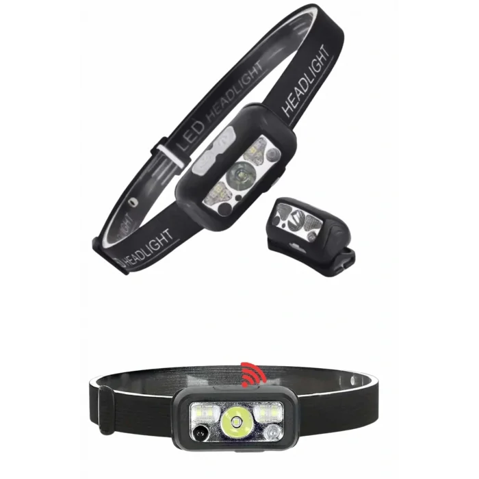 BUĞZ Ayarlanabilir Kafa Lambası Type-C Şarjlı Kompakt Kamp Lambası