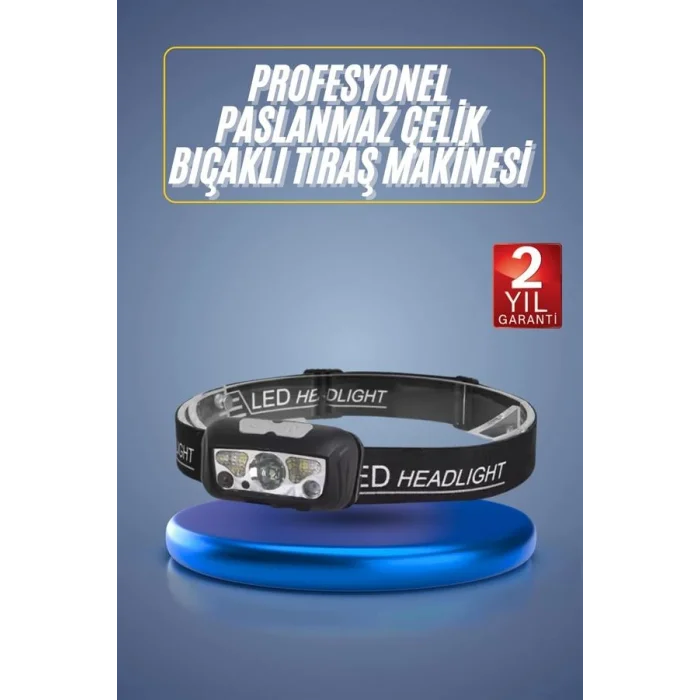 BUĞZ Ayarlanabilir Kafa Lambası Type-C Şarjlı Kompakt Kamp Lambası - Lisinya