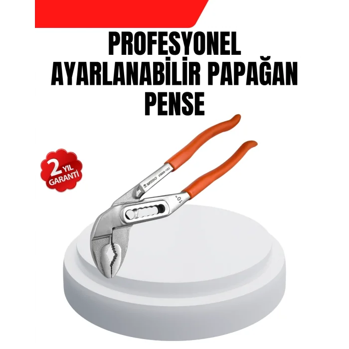 BUĞZ Ayarlanabilir Kurbağacık Pense Boru Anahtarı Çelik Malzeme