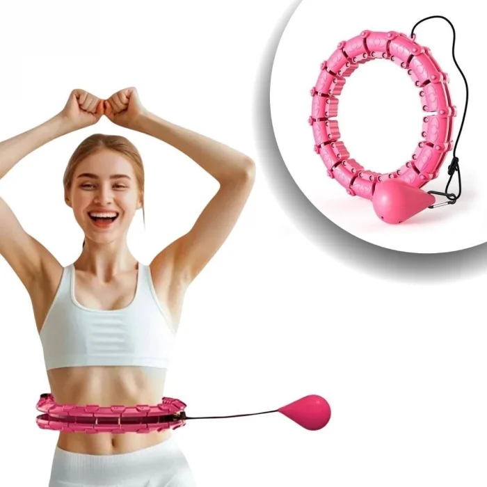 BUĞZ Ayarlanabilir Zayıflatıcı Hulahop Bel ve Karın Bölgesi İçin İnceltici Fitness Aleti Spor Çemberi