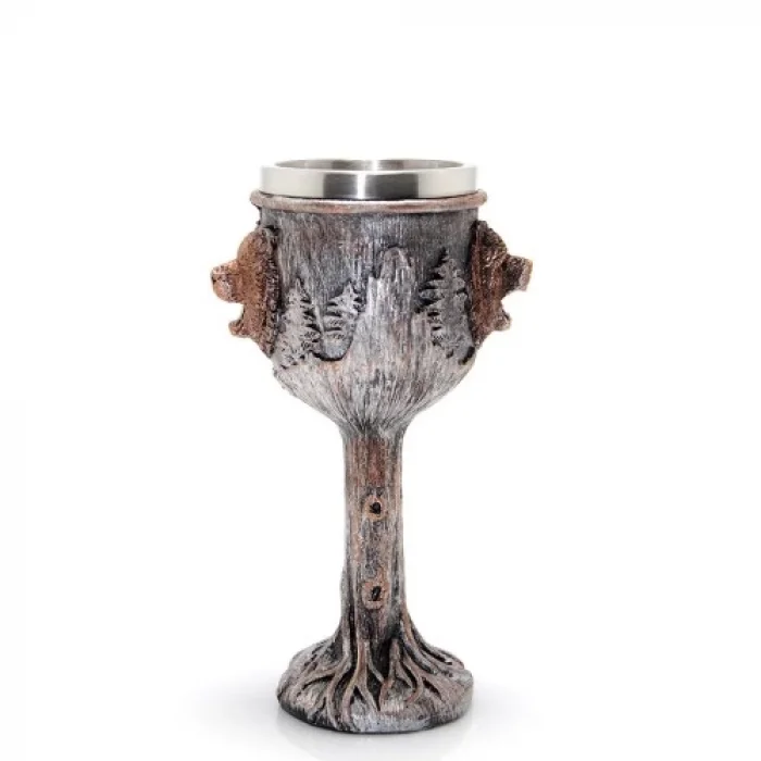  Ayı Tasarımlı Paslanmaz Çelik Kadeh Bardak