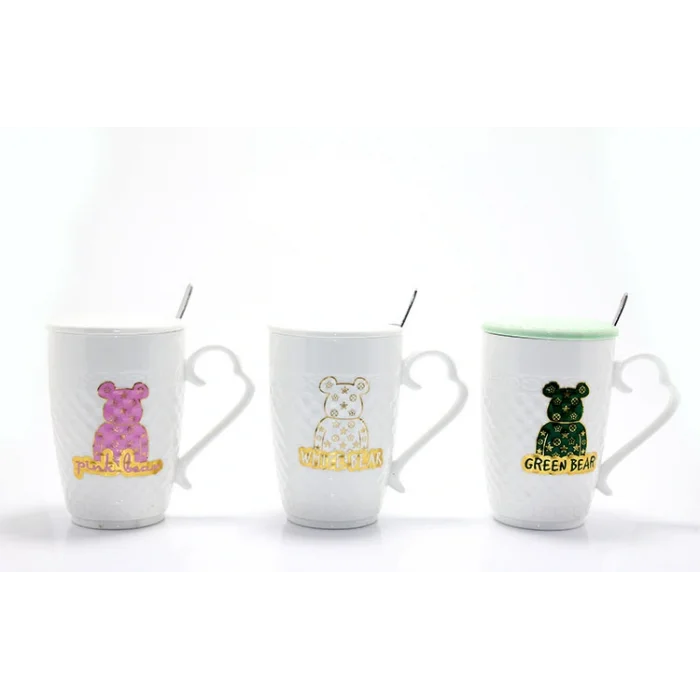 BUĞZ Ayıcık Tasarımlı Porselen Kupa Bardak