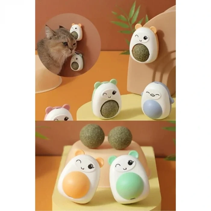 BUĞZ Ayıcıklı Kedi Otu Yalama Topu
