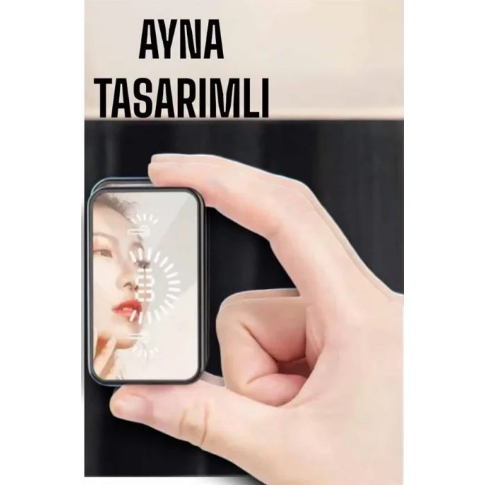 BUĞZ Aynalı Bluetooth Kulaklık Telefon Standlı Dijital Göstergeli