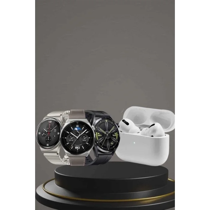 BUĞZ Aynalı Bluetooth Kulaklık Yeni Nesil Akıllı Saat Titreşimli Nabız Ölçer Spor Modları