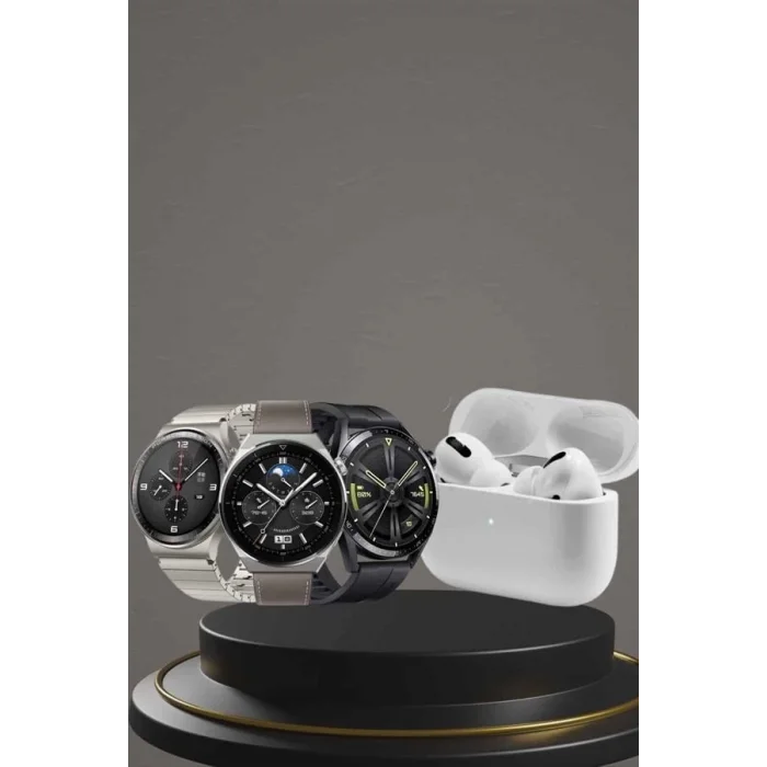  Aynalı Bluetooth Kulaklık Yeni Nesil Akıllı Saat Titreşimli Nabız Ölçer Spor Modları