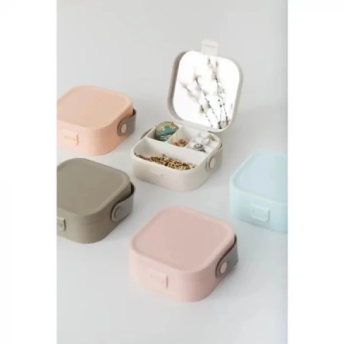  Aynalı Makyaj Kutusu Çanta Boy