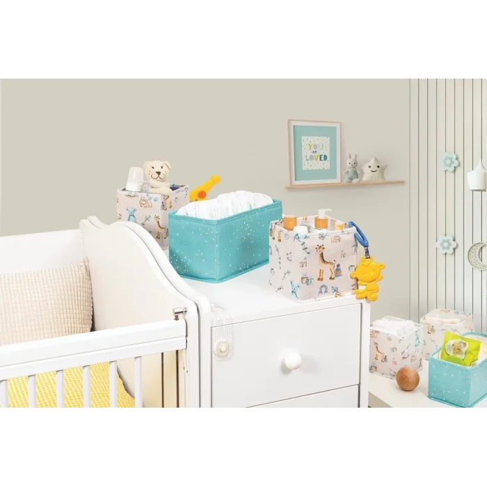 BUĞZ Baby 3lü Kullanışlı Çekmece Düzenleyici Çok Amaçlı Organizer Kutu (yeşil)