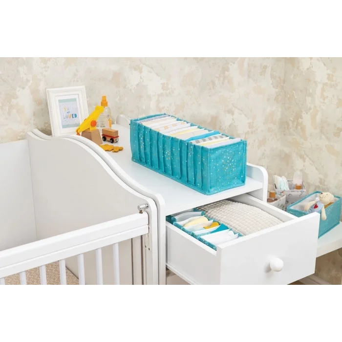  Baby Akordiyon Organizer Çekmece Düzenleyici Medium (yeşil) - 04096