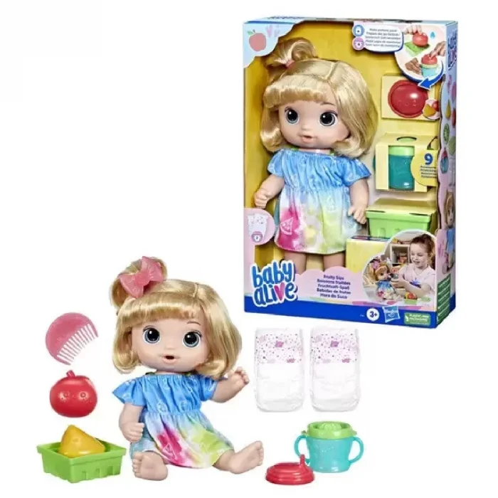 BUĞZ Baby Alive Meyve Sıkacaklı Bebek Seti F7356