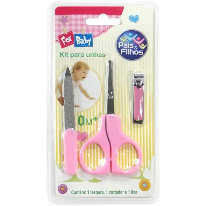 BUĞZ Baby Bebek Tırnak Bakım Seti - Pembe