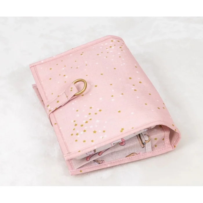  Baby Kullanımı Kolay Desenli Alt Bakım Çantası (pembe)