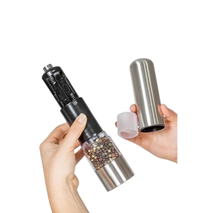  Baharat Öğütücü Otomatik Ayarlanabilir Tuz Karabiber Baharat Değirmeni
