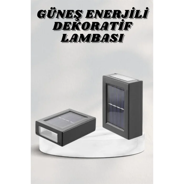 BUĞZ Bahçe Aydınlatması Solar Güneş Enerjili Dekoratik Led Işıklı Lamba
