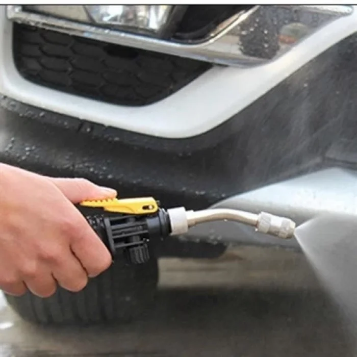 BUĞZ Bahçe Sulama Araç Oto Yıkama Temizlik Tazyikli Su Püskürtme Yüksek Basınçlı Hortum Ucu Aparatı 50 Cm ( BUĞZ )