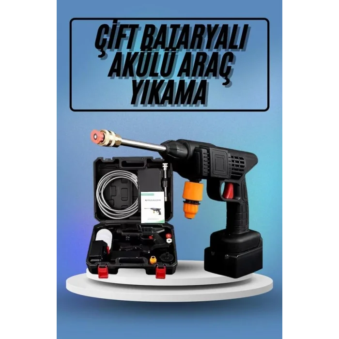 BUĞZ Bahçe Sulama Tabancası Makinesi Yüksek Basınçlı Akülü Yıkama Makinesi - BUĞZ