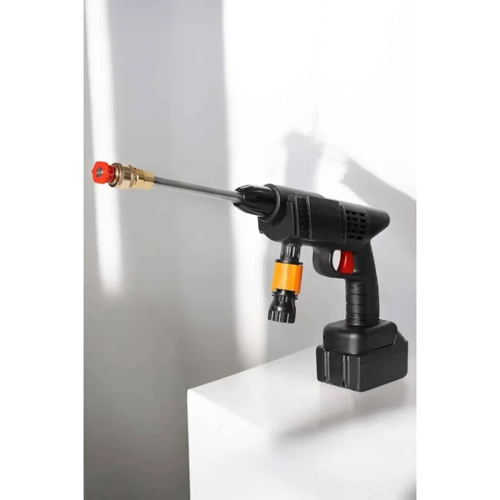 BUĞZ Bahçe ve Araba Yıkama Tabancası Su Basınçlı Hazneli Bataryalı Oto Yıkama - BUĞZ