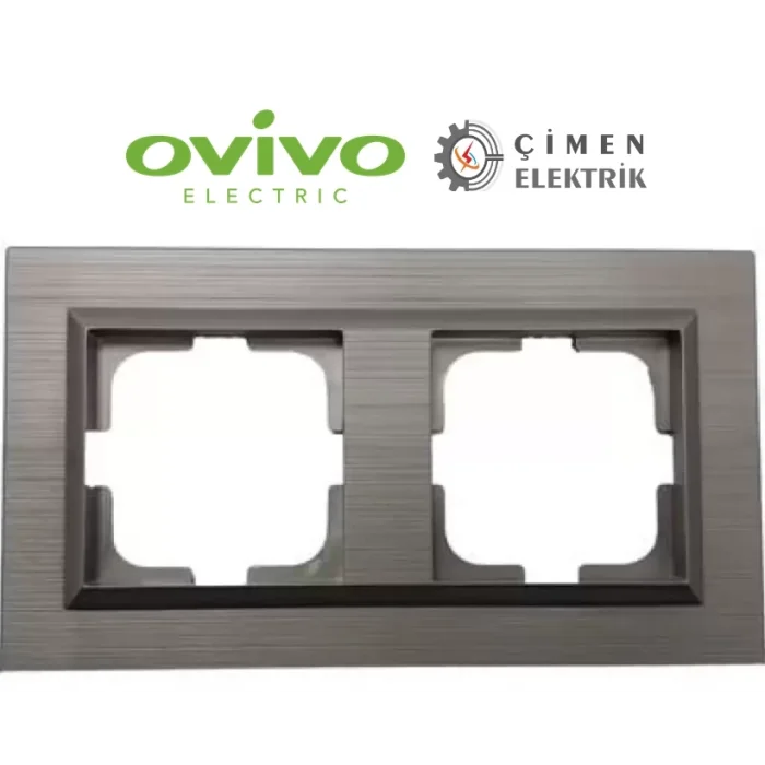  Bakır İkili Çerçeve Quantum - Priz ve Anahtar İçin Uyumlu Çerçeve