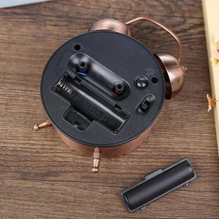 BUĞZ Bakır Metal Alarmlı Masa Saati