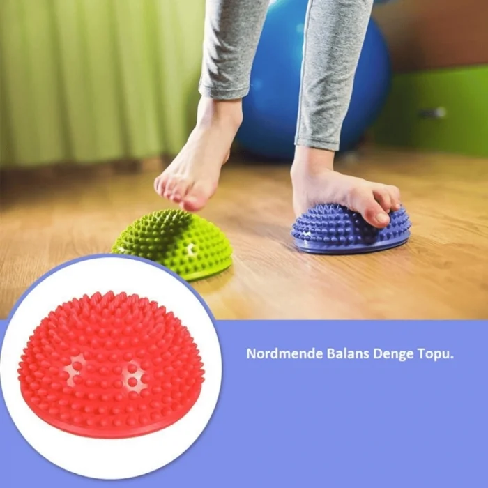 BUĞZ Balance Ball Tırtıklı Denge Aleti Masaj Aleti Duyu Taşı