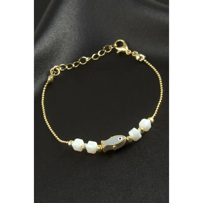 BUĞZ Balık Küp Kristal Bileklik