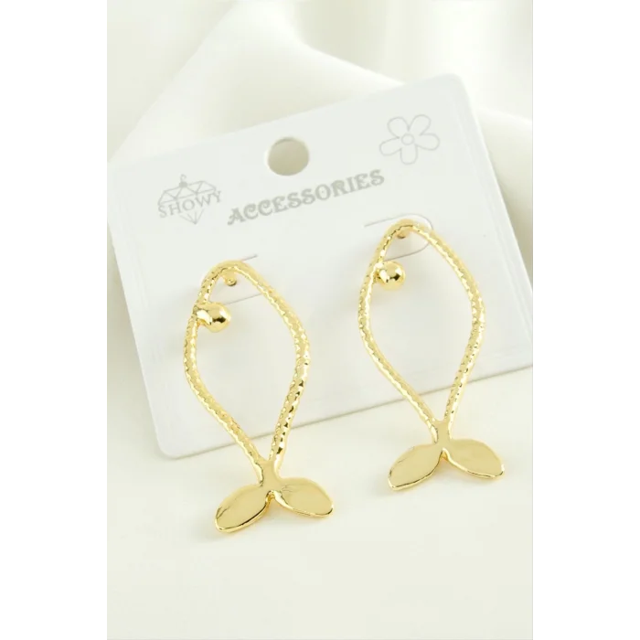  Balık Trend Metal Küpe