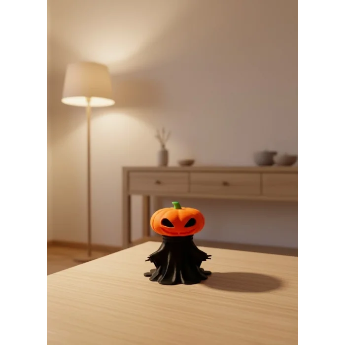 BUĞZ Balkabağı Figür 9cm Cadılar Bayramı Dekoratif Biblo