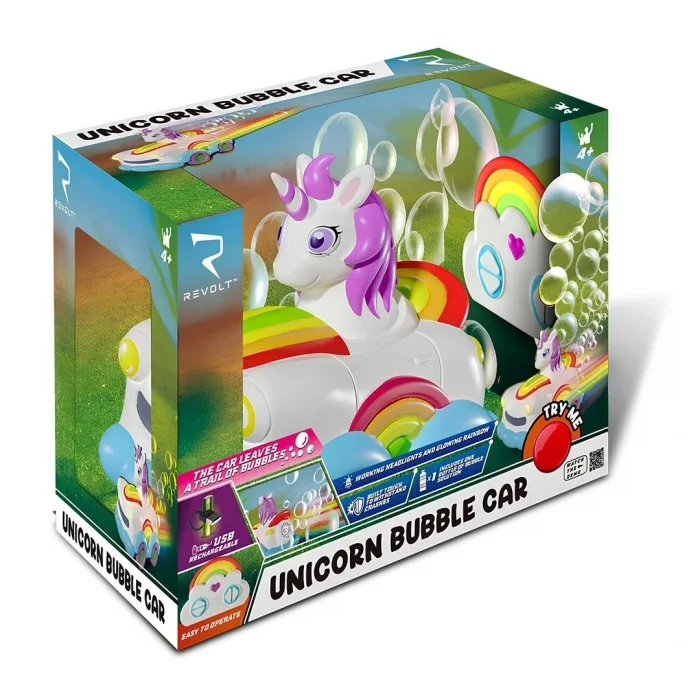 BUĞZ Baloncuk Çıkartan Uzaktan Kumandalı Unicorn Araba 3.7V.USB