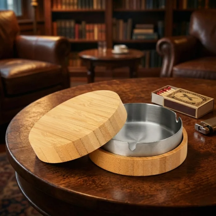 BUĞZ Bambu Kapaklı Küllük