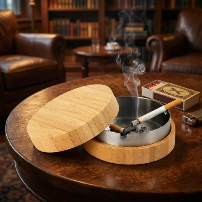 BUĞZ Bambu Kapaklı Küllük