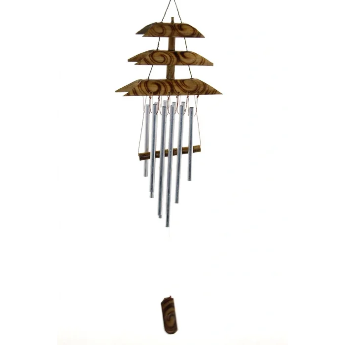BUĞZ Bambu Metal Çanlı Rüzgar Çanı