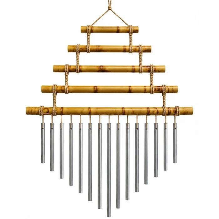 BUĞZ Bambu Metal Çubuklu Rüzgar Çanı No:1022