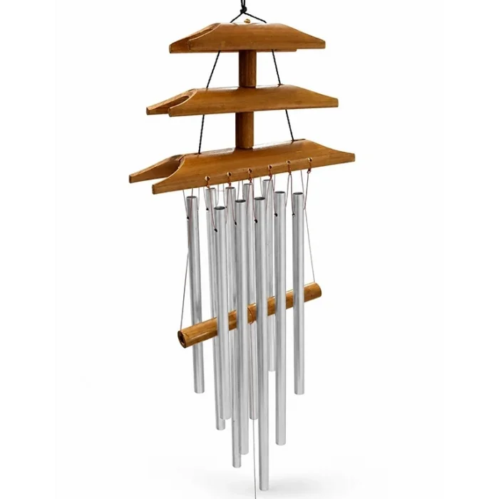 BUĞZ Bambu Metal Çubuklu Rüzgar Çanı No:1027