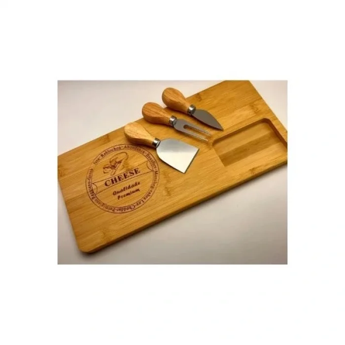BUĞZ Bambu Peynir Kesme Sunum Tahtası
