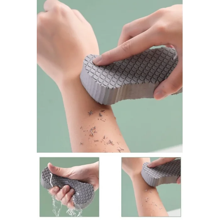 BUĞZ Banyo Fırçası Yüksek Yoğunluklu İyi Sürtünme Etkisi Banyo İçin Hafif Ölü Cilt Sökücü Sünger