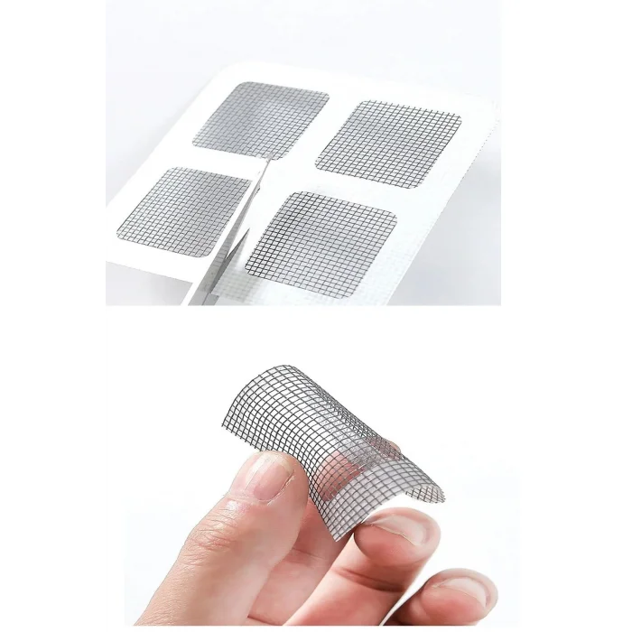 BUĞZ Banyo Gider Süzgeci 50 Adet Yapışkanlı Filtre, 10x10 cm