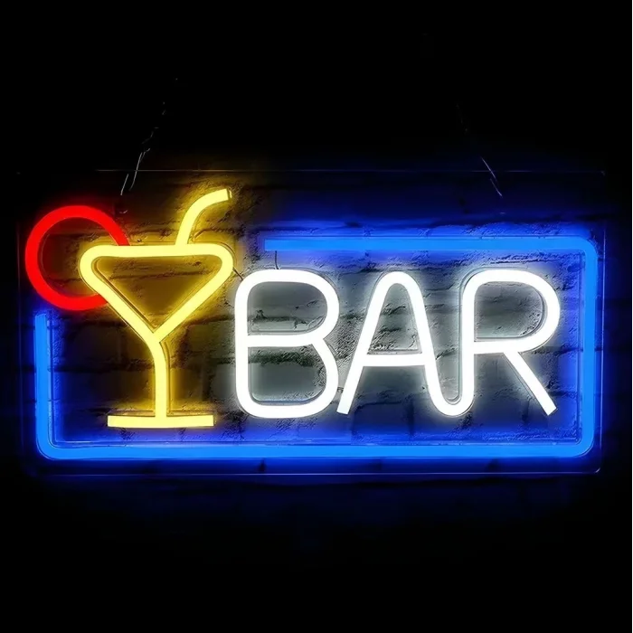  BAR Yazılı Neon Led Işık