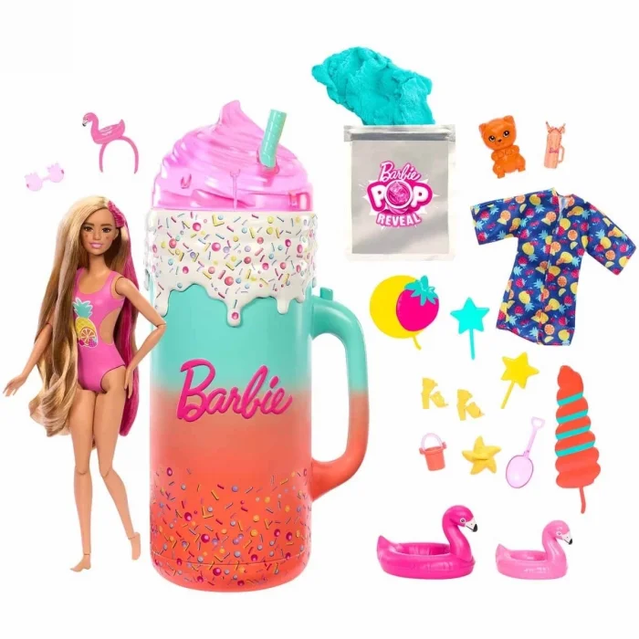  Barbie Pop Reveal Sürpriz Bardak Oyun Seti HRK57