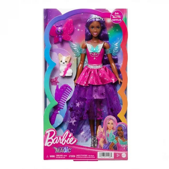  Barbie Sihirli Dokunuş Peri Masalı Elbiseli Bebek HLC31