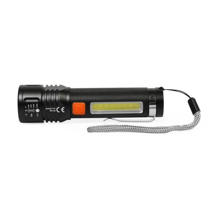 BUĞZ Baretta Br-85 Xhp50 Led 5 Fonksiyonlu Şarjlı El Feneri