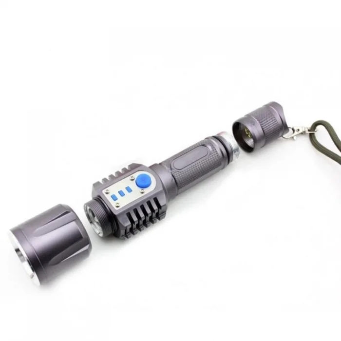 BUĞZ Baretta Brs18 Oto Şarjlı T6 Led 3000 Lümen El Feneri