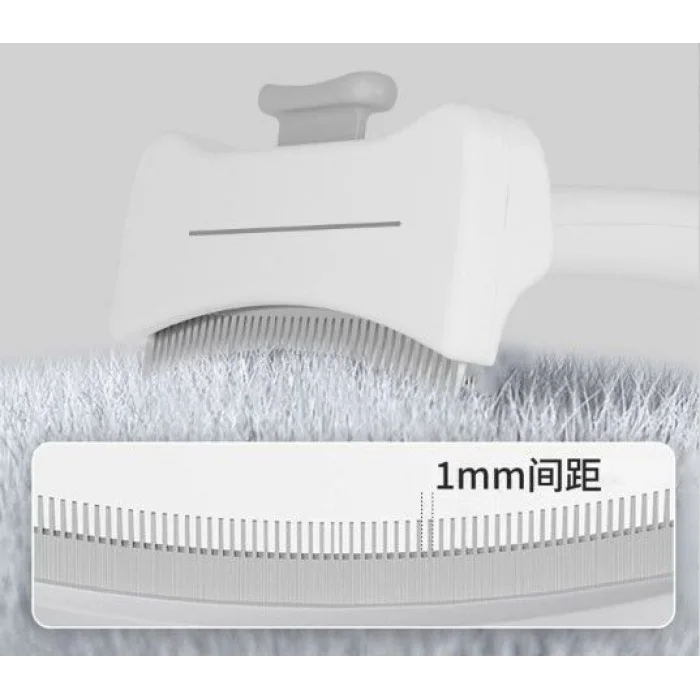 BUĞZ Basmalı Metal Uçlu Evcil Hayvan Tüy Toplama Tarağı  CM-586